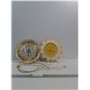 Image 1 : Vintage Timex Daisy Flower Electric Wall Clock,  Vintage Atlanta Giftware Handcrafted Antique Style 