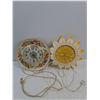 Image 2 : Vintage Timex Daisy Flower Electric Wall Clock,  Vintage Atlanta Giftware Handcrafted Antique Style 