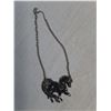 Image 2 : (3) Necklaces- Rosary, Horse Pendant, Layered