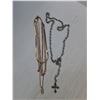 Image 3 : (3) Necklaces- Rosary, Horse Pendant, Layered