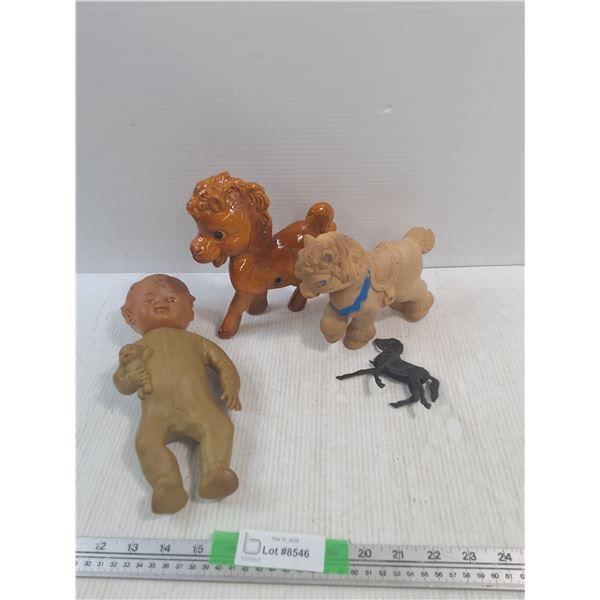 Old 1950's Squeaky Toys