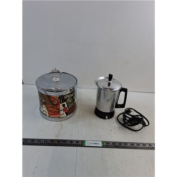 Ice Bucket, Kettle- As Is