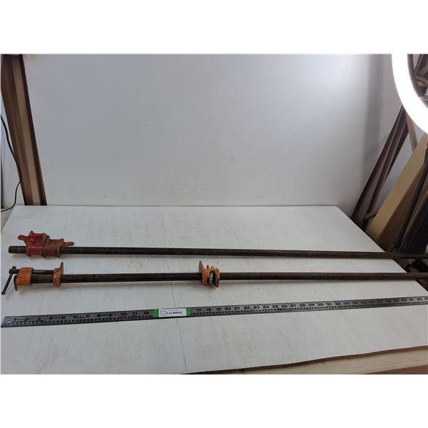 (2) 1/2 Pipe Clamps - PICK UP ONLY