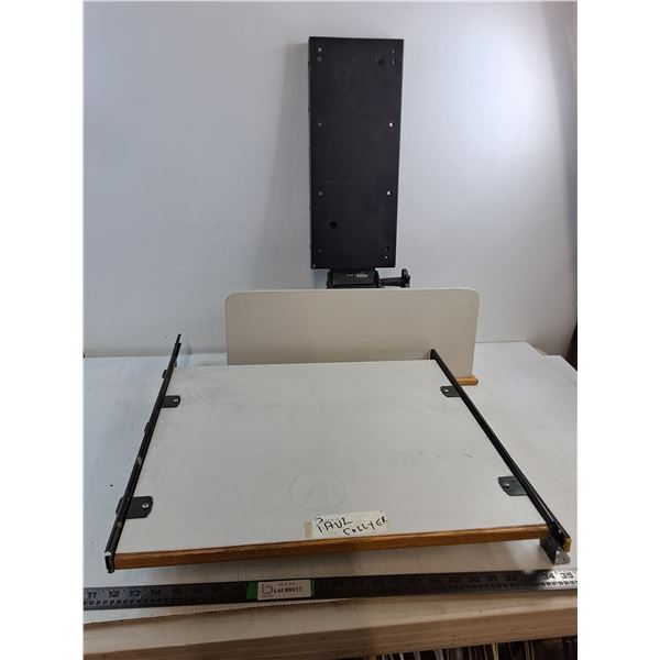 Metal & Particle Boards TV Mount- As Is - PICK UP ONLY