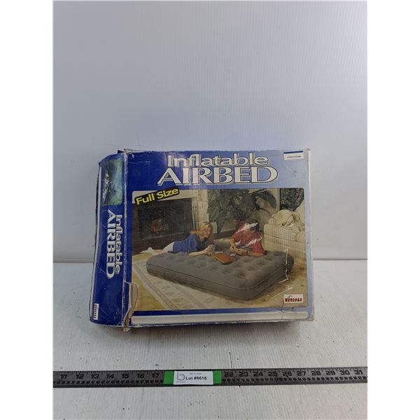 Full Size Air Matress- As Is