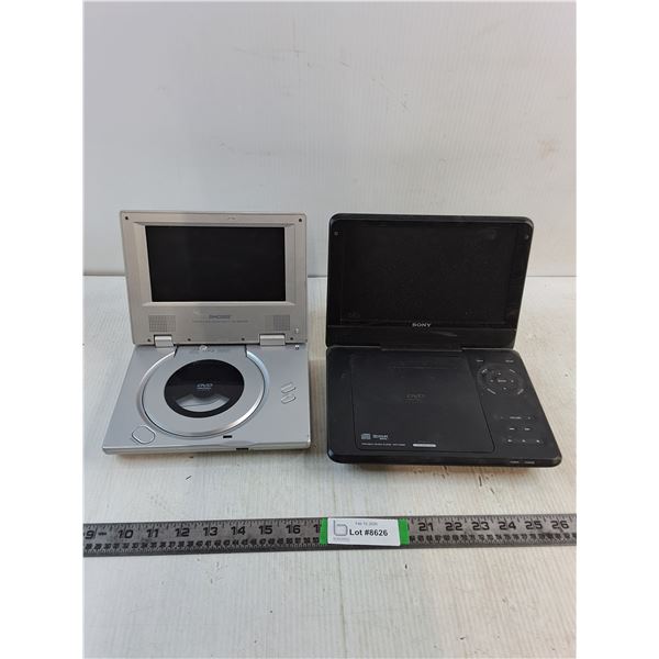 (2) DVD Players- Koss, Sony, As Is