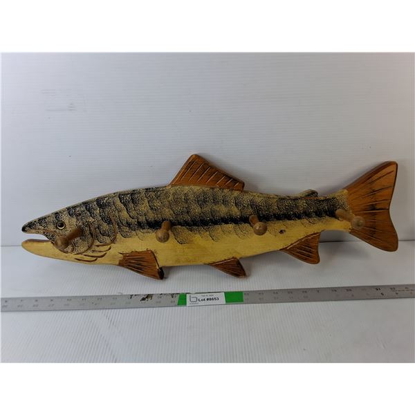 Wooden Fish Wall Hanger 26.25" - PICK UP