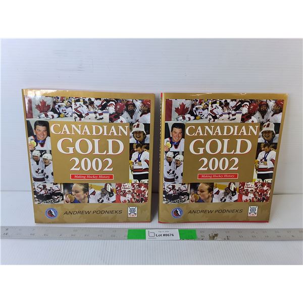 (2) Canadian Gold 2002 Hockey Books