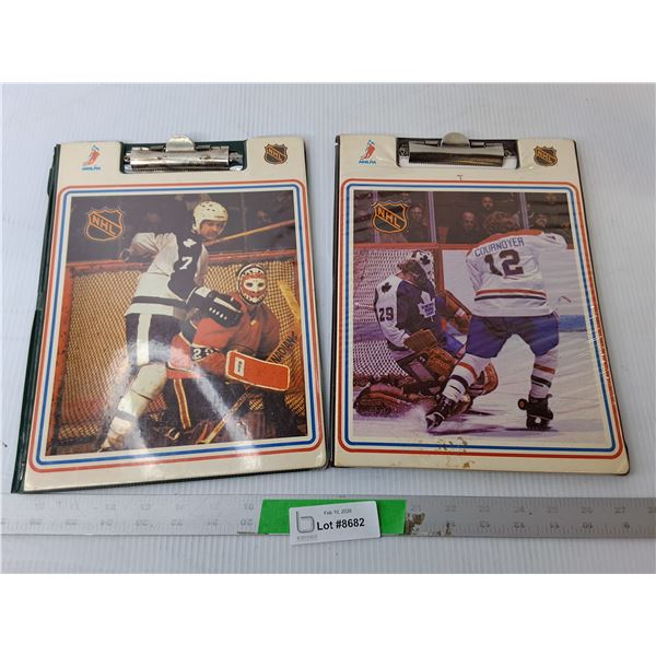 (2) Hockey Clipboards