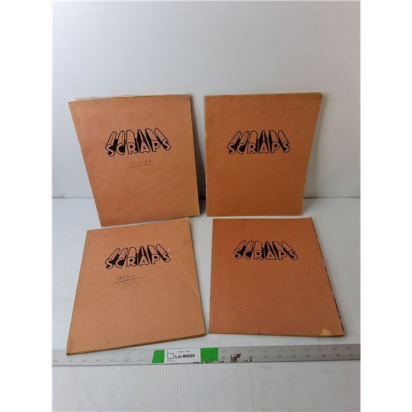 (4) Vintage Sports Scrapbooks