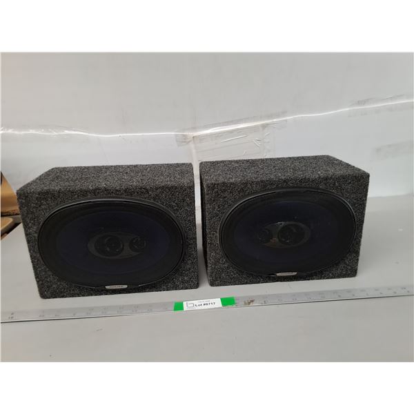 (2) Alpine Speakers 11.5" x 6.75" x 8.5" - PICK UP