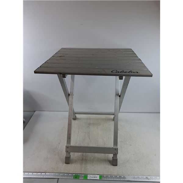 Cabela's Folding Metal Table 24" x 19" x 20" - PICK UP