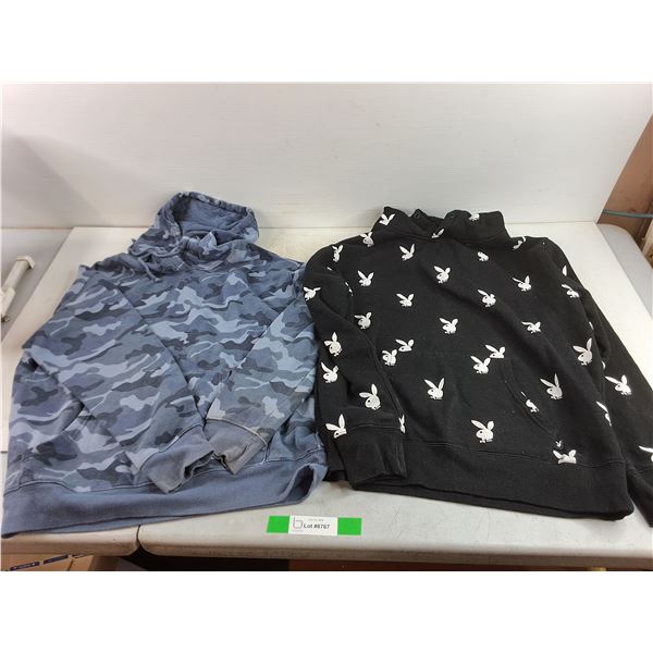 (2) Bunny Hugs - Size XL & M - George & Playboy