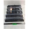 Image 1 : (5) Unused BBQ Burner Heat Shield Plates - 1.5x4x15"