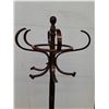 Image 3 : * Wooden 6' Swivel Coat Rack - Missing 1 Hook, As is - Pickup Only