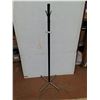 Image 1 : * Black Metal 61" High Coat Rack - Missing 2 Footing Protectors, As is - Pickup Only