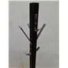 Image 2 : * Black Metal 61" High Coat Rack - Missing 2 Footing Protectors, As is - Pickup Only