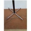 Image 3 : * Black Metal 61" High Coat Rack - Missing 2 Footing Protectors, As is - Pickup Only