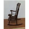 Image 1 : * Vintage Wooden Child-Size Rocking Chair - 31x23x15" - Pickup Only