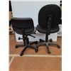 Image 2 : * (2) Armless Office Chairs - Grey Adjust Broken, (1) Stackable Arm Chair - Pickup Only