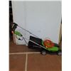Image 1 : * Greenworks Electric Lawn Mower w/2 Extension Cords & Bag - Tested - Pickup Only