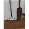 Image 5 : (3) Spade Shovels, Lawn Rake - Longest 66" - Pickup Only