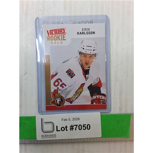 Erik Karlsson Ottawa Senators Gold Rookie Card, Cannot Authenticate