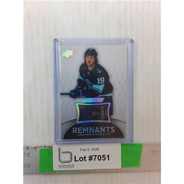Jared McCann Seattle Krakens Remnants Card, Cannot Authenticate