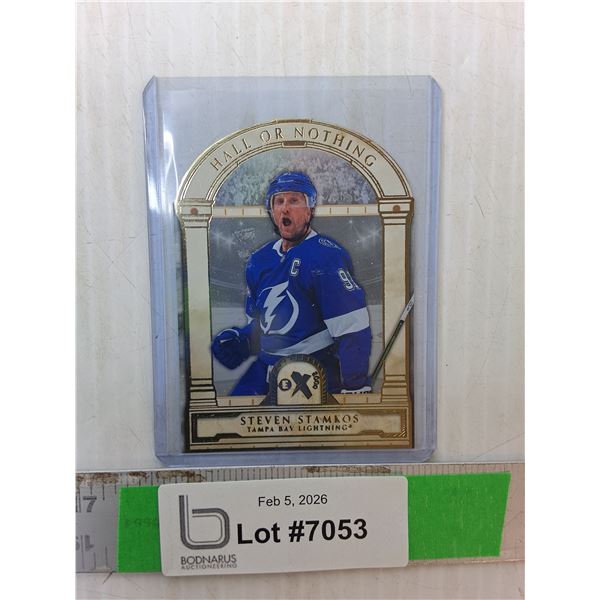 Steven Stamkos Hall or Nothing Tampa Bay Lightning Insert Card, Cannot Authenticate