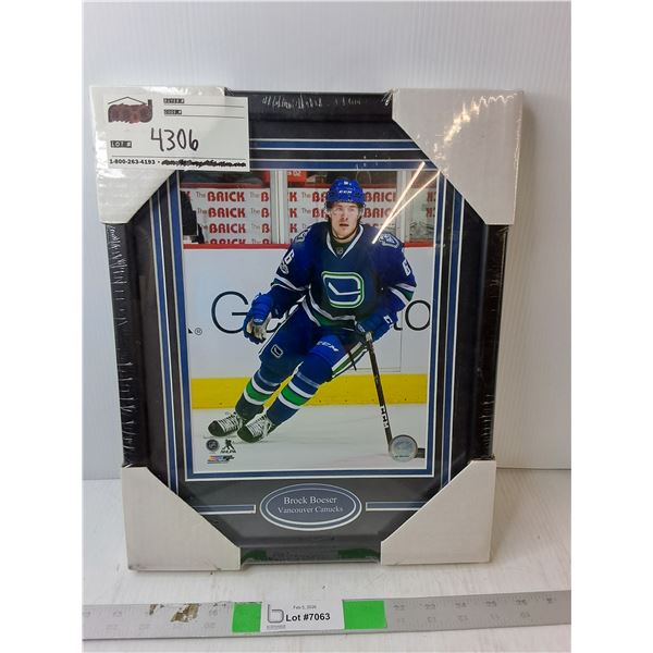 Brock Boeser Vancouver Canucks Framed Photo-Sealed 15.25" x 12"