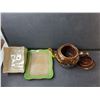 Image 2 : Vintage Ceramic Cheese Saver & Teapot