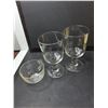 Image 3 : Avon Body Powder, Wine Glasses, Leaf Tray 9.75", Misc.