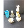 Image 2 : Mini Oil Lamps, Vintage Curlers, Avon Bottles, Misc.