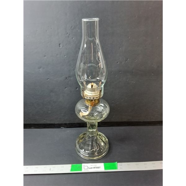 Glass Oil Lamp 16.5" - PICK UP