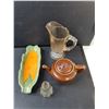Image 2 : Creamers, Corn Cob Trays, Teapot, Misc.