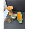 Image 3 : Creamers, Corn Cob Trays, Teapot, Misc.