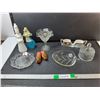 Image 1 : Avon Perfume Bottles with Contents, Clogs with Pincushions, Wine Glass, Misc. Cannot Ship