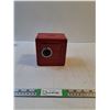 Image 1 : Red Tin Lock Box 5"x5"