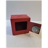 Image 4 : Red Tin Lock Box 5"x5"