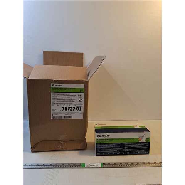 (9) Boxes of N95 Halyard Particulate Filter Respirator And Surgical Masks