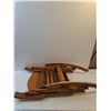 Image 3 : Collaspable Wooden Kids Rocking Chair 24"x30"( cannot ship)