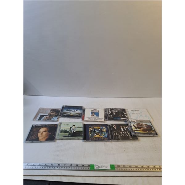 (10) CD's: Bon Jovi, Diana Krall, Louis Armstrong, Matt Dusk, Misc