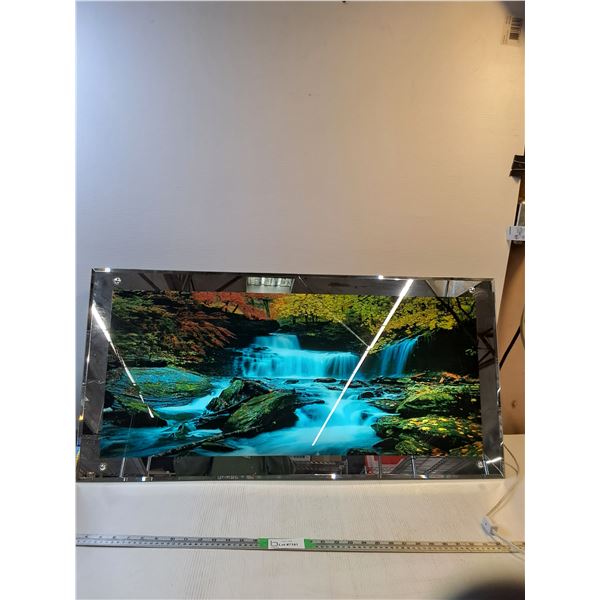 Interactive Photo Frame (powers on,  crack in screen, as is) - PICK UP ONLY