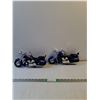Image 1 : (2) Plastic Motorcycles 12"