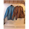 Image 1 : (2) Carhartt Zip Up Sweaters (Blue Medium & Purple Large)