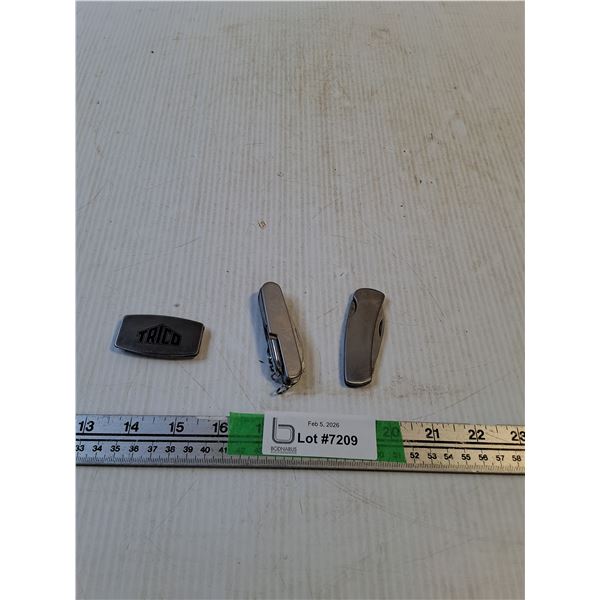 (3) Stainless Steel Pocket Knives
