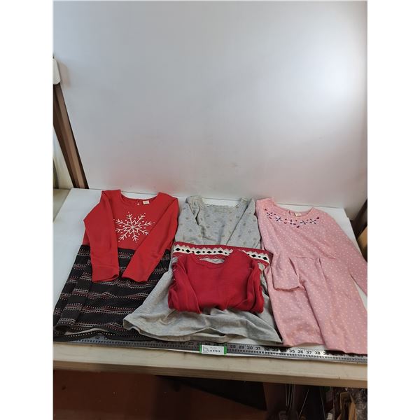 (3) Girl's Gymboree Dresses Size 8-10, Rococo Sweater Size 5