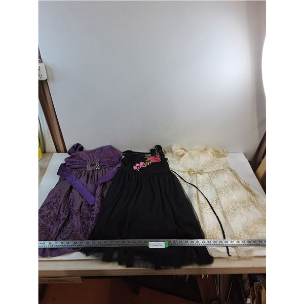 (3) Girl's "Special Occasion" Dresses - Size 10