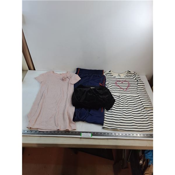 (2) Girl's Dresses Sizes 6/8 & 10, Size-8 Half Jacket, Size-8 Sport Pants