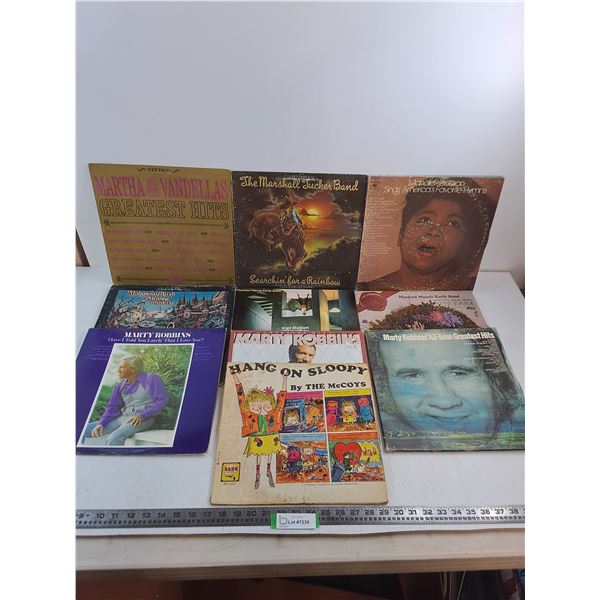 (10) Records (Marshall Tucker, Mahalia Jackson, Mahogany Rush)